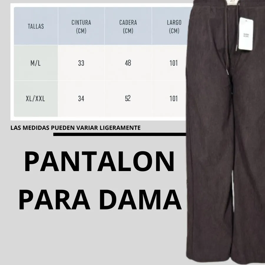 AD2636 PANTALON PANA DAMA 15600